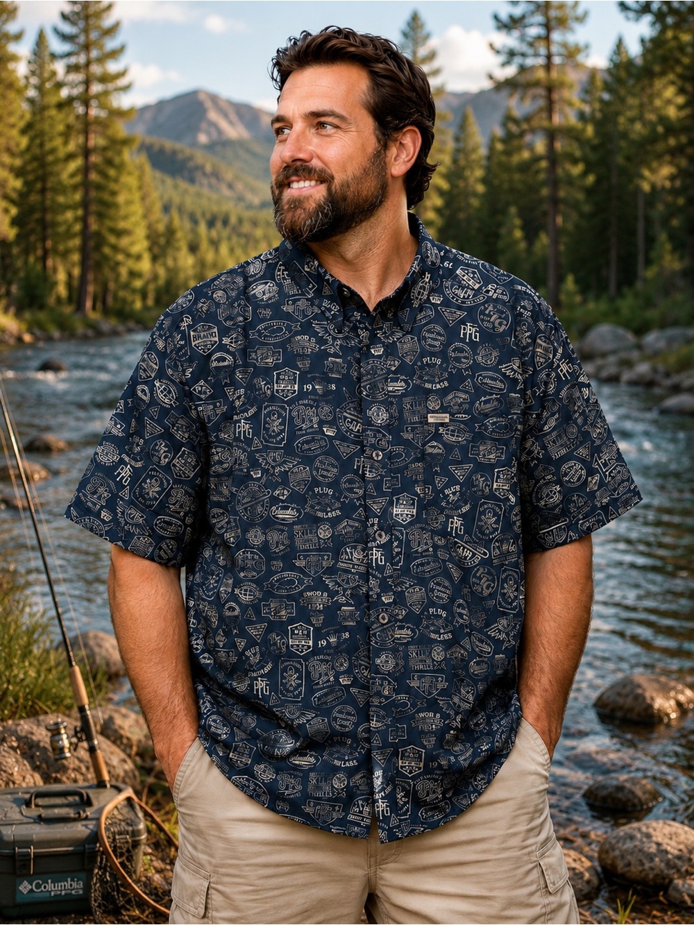 Columbia PFG Performance Fishing Gear Vented Fishing Shirt